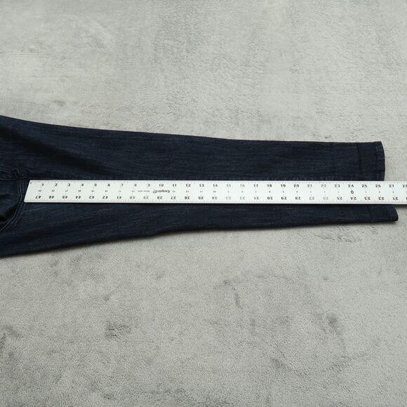 DKNY Jeans Women's Size 12 Blue Mid-Rise Straight Denim Dark Wash 26.5" Inseam - Picture 14 of 14